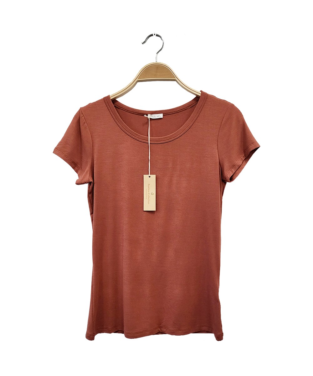 BAMBOO BASIC CREW  NECK TOP 